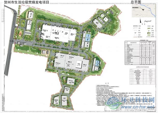 贺州市生活垃圾焚烧发电项目规划及建筑设计方案批前公示