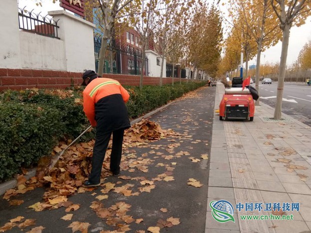 春沐风雨秋扫叶,夏战酷暑冬披雪——滨环人的“四季”之奋战落叶季
