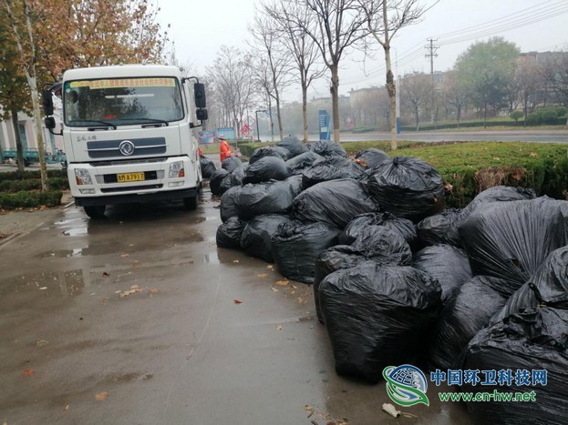 春沐风雨秋扫叶,夏战酷暑冬披雪——滨环人的“四季”之奋战落叶季