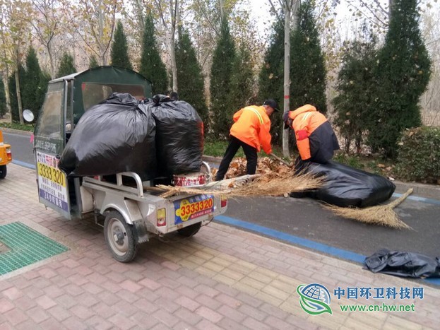春沐风雨秋扫叶,夏战酷暑冬披雪——滨环人的“四季”之奋战落叶季