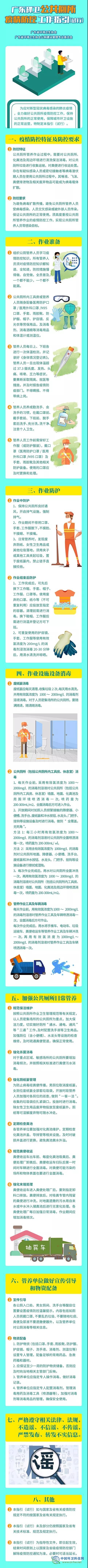 广东环卫公共厕所疫情防控工作指引