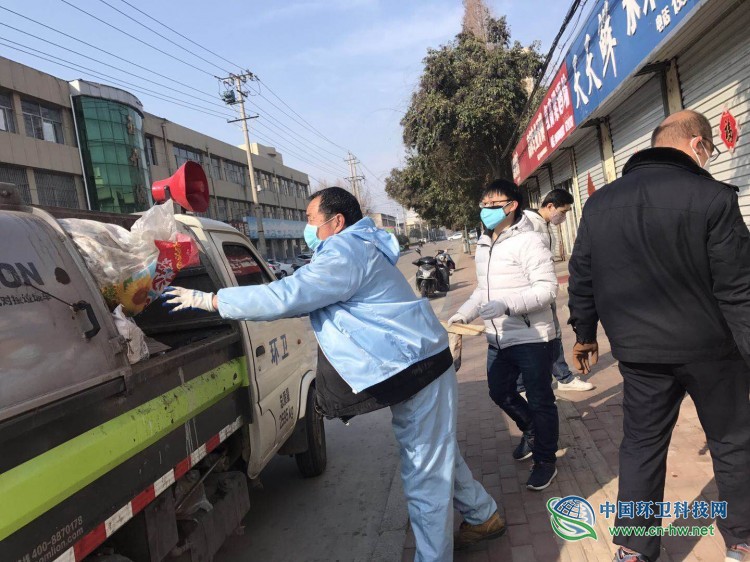临沭县综合行政执法局全面整治城区环境卫生严控疫情传播