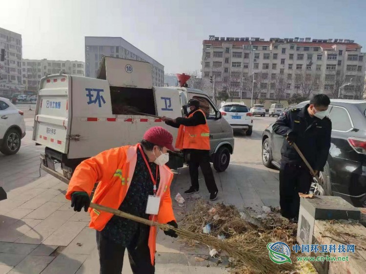 临沭县综合行政执法局全面整治城区环境卫生严控疫情传播