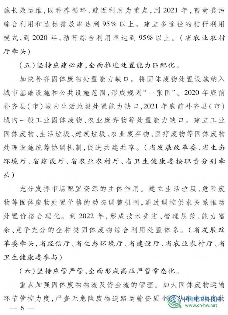 浙江省全域&ldquo;无废城市&rdquo;建设工作方案