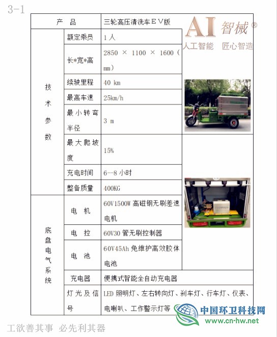三轮纯电动