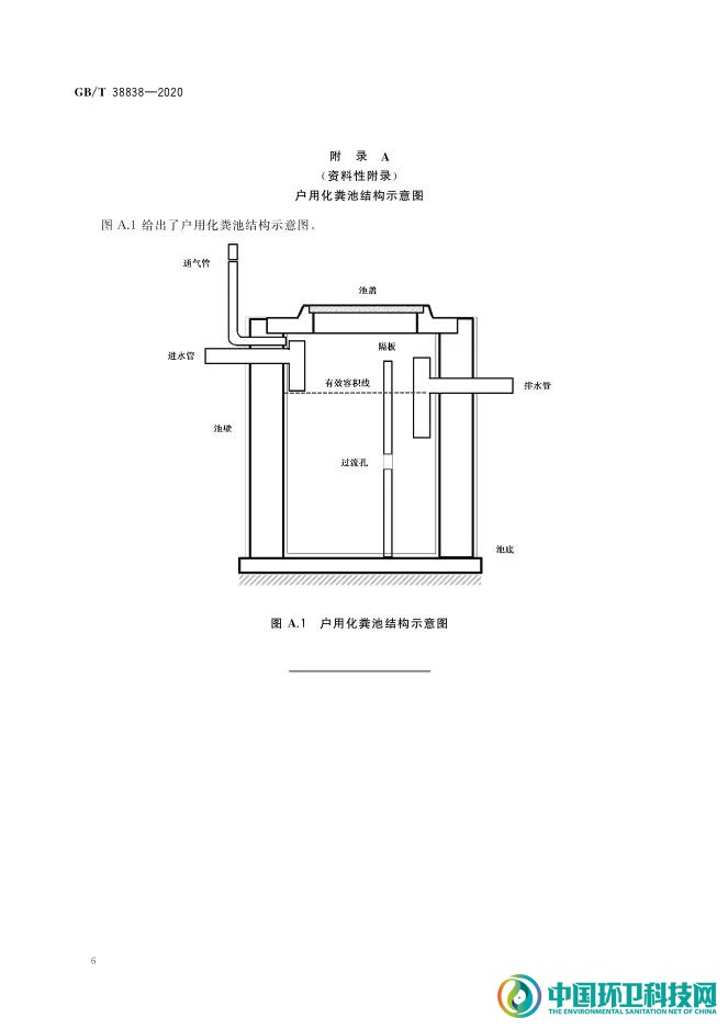 农村集中下水道收集户厕建设技术规范