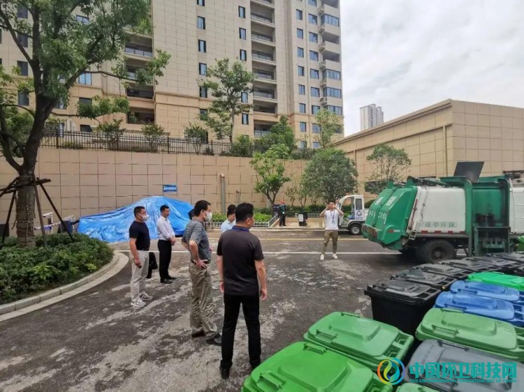 安徽省住建厅考察调研铜陵市生活垃圾分类工作