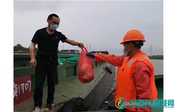 上海市环境卫生水上管理处开展垃圾分类落实情况检查