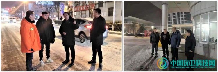 榆林市榆阳区环卫连夜开展除雪攻坚战，保障市民出行安全