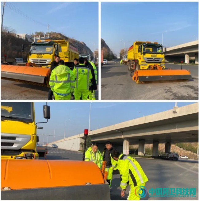 济南市中环卫备战初雪，保障市民顺利出行