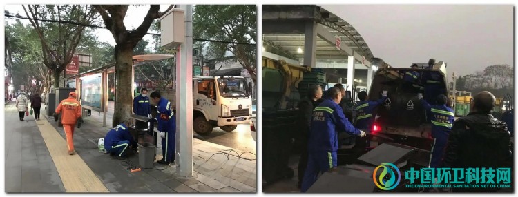 重庆城区更换环卫设备,果皮箱“旧貌换新颜”!