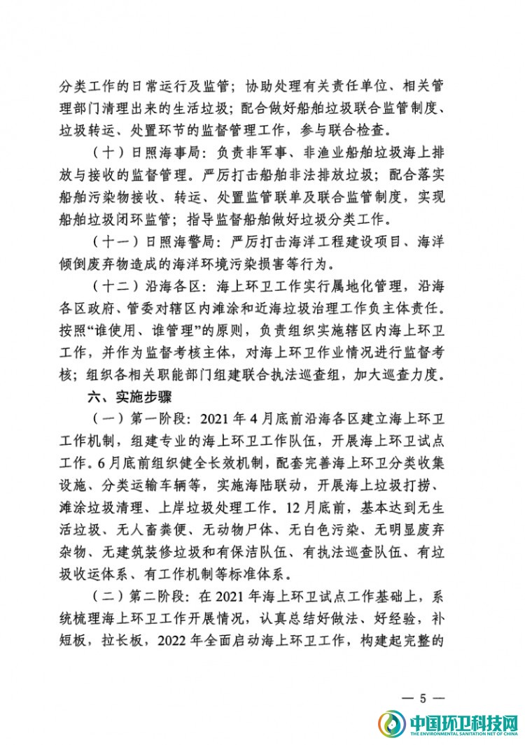 《日照市海洋垃圾污染防治（海上环卫）工作实施方案》来了