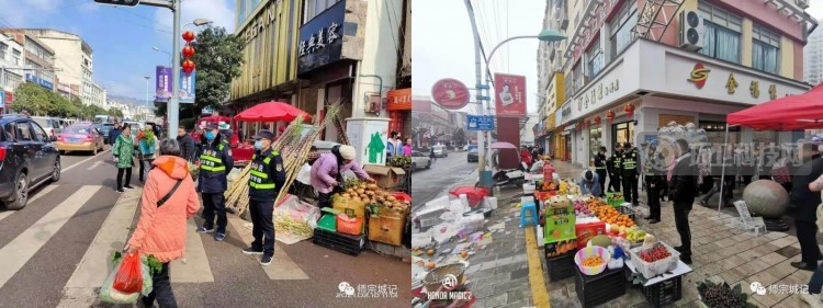 云南师宗：辛苦了！大年三十，环卫工人在街头吃年夜饭