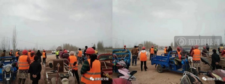 知危险，会避险！新疆疏勒交警为环卫工人普及交通安全知识