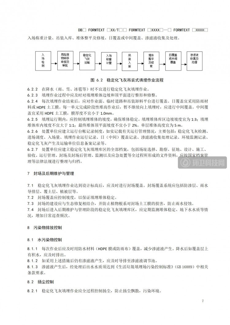 《江苏省生活垃圾焚烧稳定化飞灰填埋处置技术标准》报批