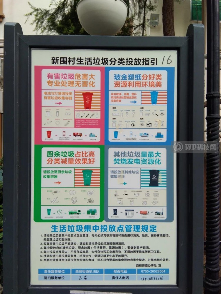 垃圾分类案例 | 玉龙环保深圳市新围村垃圾分类试点项目